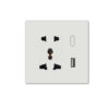 smart usb socket light plug smart light socket white color